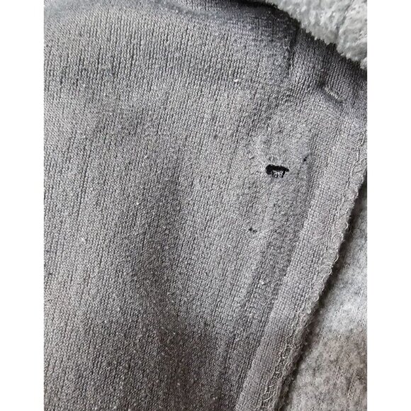 Columbia Womens Medium Grey Fleece Full Zip Hike Camping Outdoors Logo Jacket - Picture 12 of 13